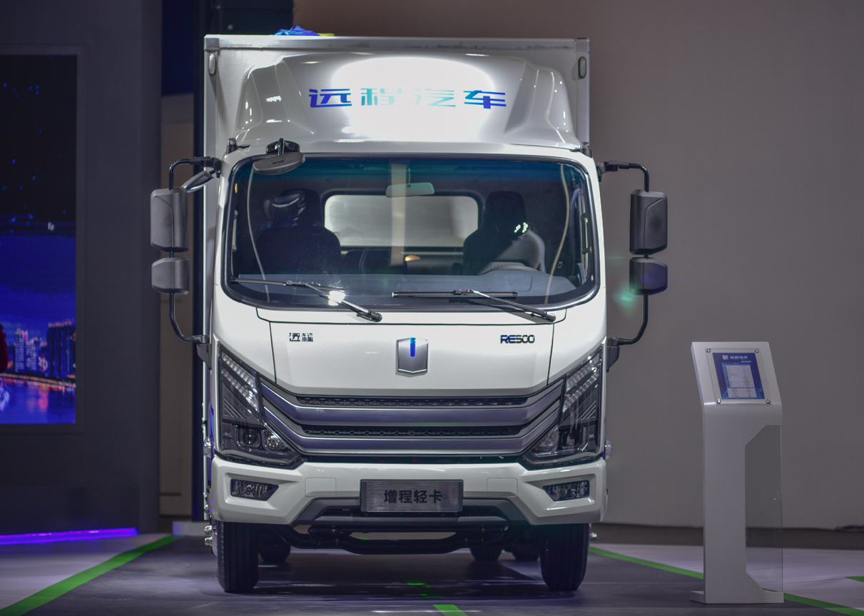 吉利商用车远程汽车增程式轻卡re500广州车展正式上市